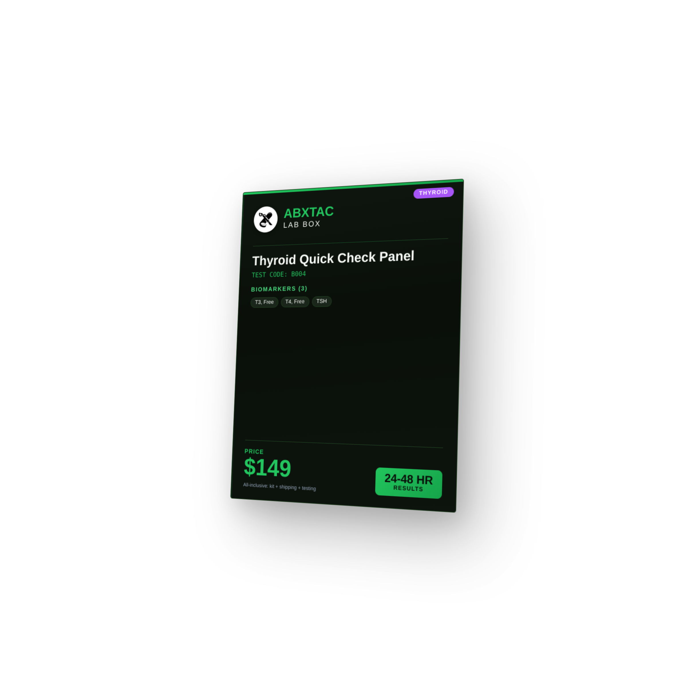 Thyroid Quick Check Panel